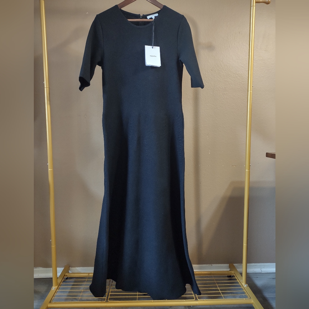 Casasola Classic Black A-Line Knit Dress Nwt — image 2 of 8